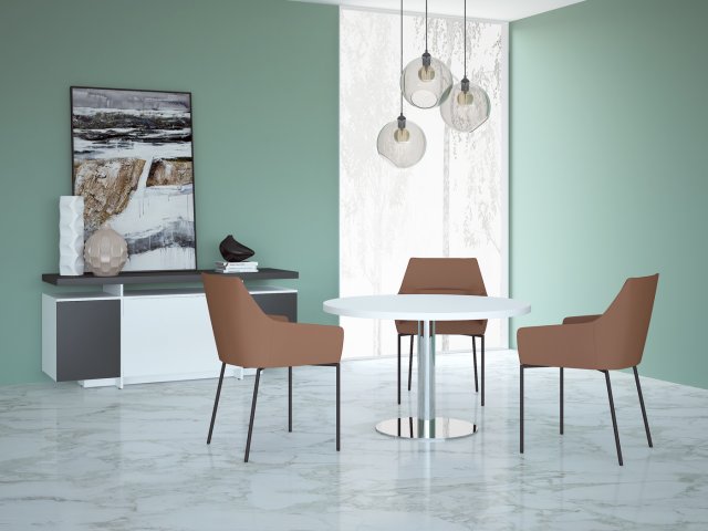 ���� ��� ����������� ����� ������ ���� / Round tables chrome