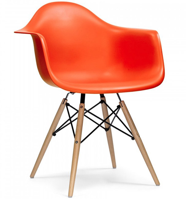 ���� Eames Style DAW Chair Orange