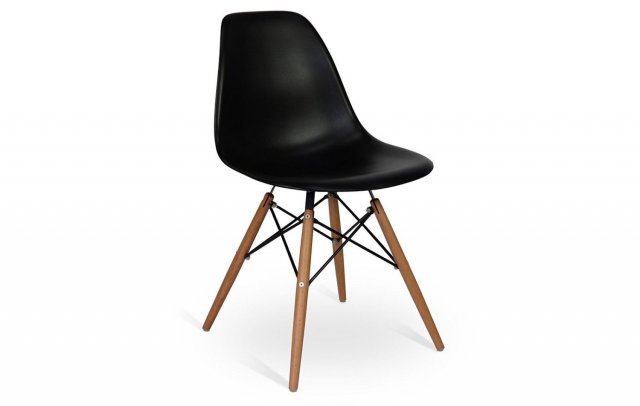 Eames Style DSW Chair Black