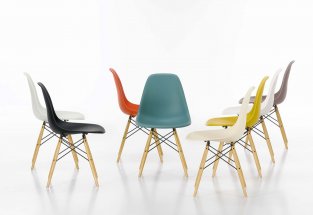 ���� Eames Style DSW Chair Blue