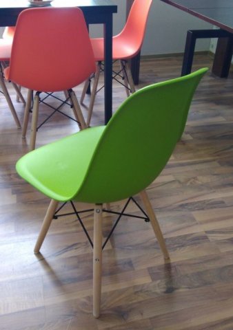 ���� ��� ����� ��� ���� ���� / Eames Style DSW Chair Green