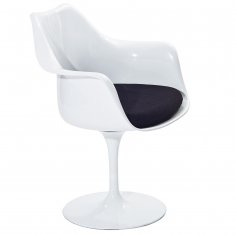  Eero Saarinen Style Tulip Armchair Black