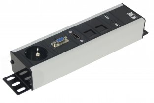�������: 2x 220 �., 2� RG45, 2x USB, 1xVGA, 1x HDMI. ������ �������� 0,3 �.