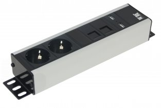 �������: 2x 220 �., 2� RG45, 2x USB. ������ �������� 0,3 �.