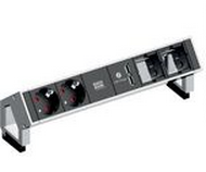 DESK 2, 2 ��.���. + 2 USB + 2 ������ ������. ������ GST18 0,2 �