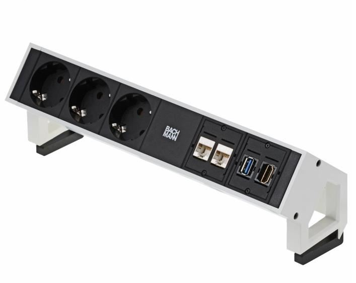 DESK 2, 3 ��.���. + 2 USB + 2 RJ45. ������ GST18 0,2 �