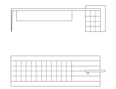 President Desk 5355707 Saddle square