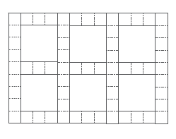 Bookcase 5355787 Saddle square