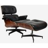 ������ Eames Style Lounge Chair & Ottoman Black Premium U.S. Version