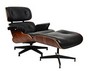 ������ Eames Style Lounge Chair & Ottoman Black Premium U.S. Version