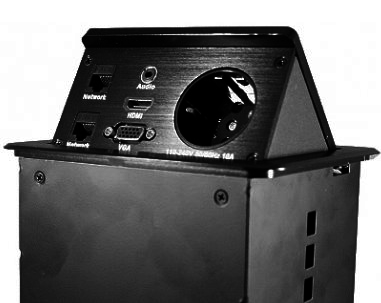 ����� �������: 1�220 + 1�HDMI + 1�VGA + 2xRJ45 + audio, ���� ������, � �������