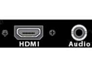 HDMI + audio