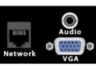 RJ45 + VGA + audio