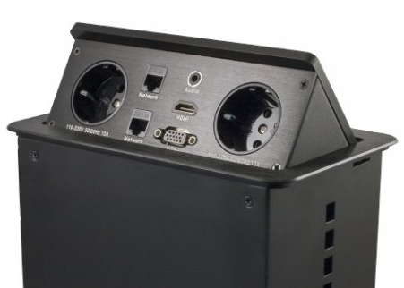 ����� �������: 2�220 + 1�VGA + 2�RJ45 + audio, ���� ������, �� �����