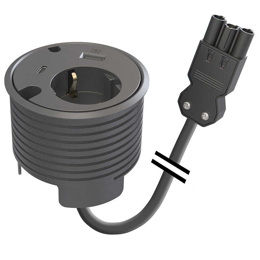 935-PD16-GST ������������ ������� � ����� �������� ��������� ��� ������� � ���� �� ����������� ��������� 1xUSB QC 2.0, 1xUSB-C 3.1 Gen 1, ����� ���������� ��� ������ 7 �� � ����� � 9,5 ��, ���� ������*