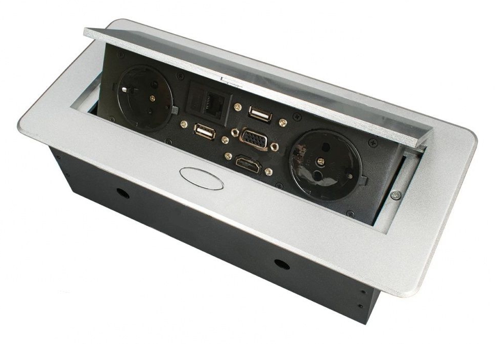 ���������� ���� HDMI, RJ45, 2�USB, VGA, 2�220