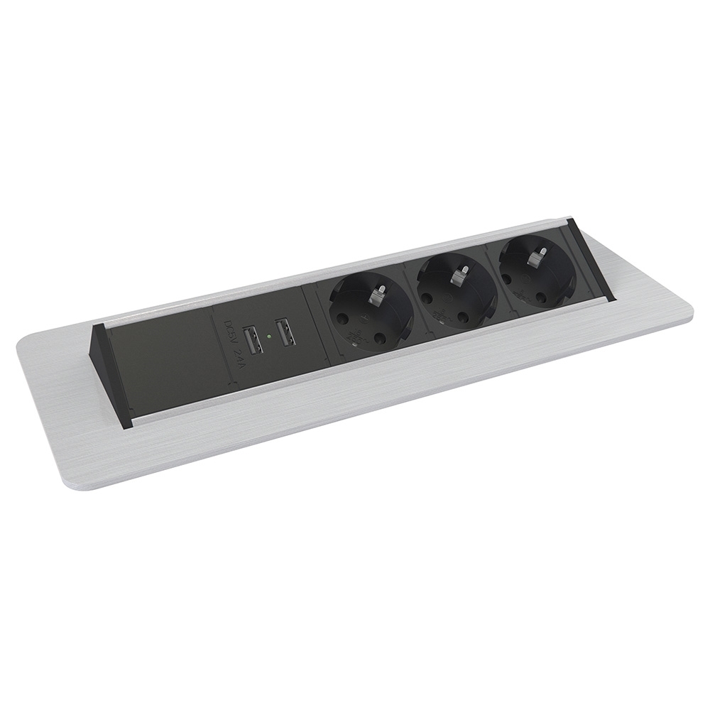 935-F300 ������������ ���������� ������� ����� Axessline � 3 ��������� � 2xUSB, �����������