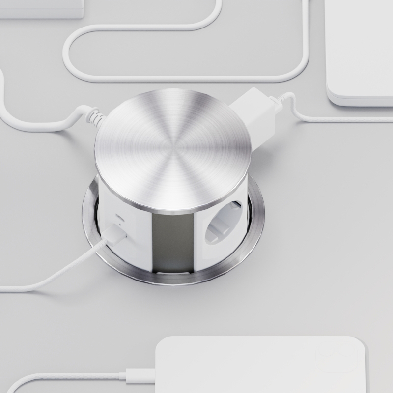 G10703N-2AC.N ���� ������� ��������� ������������ 3x220, USB-A, USB-C �������/�����